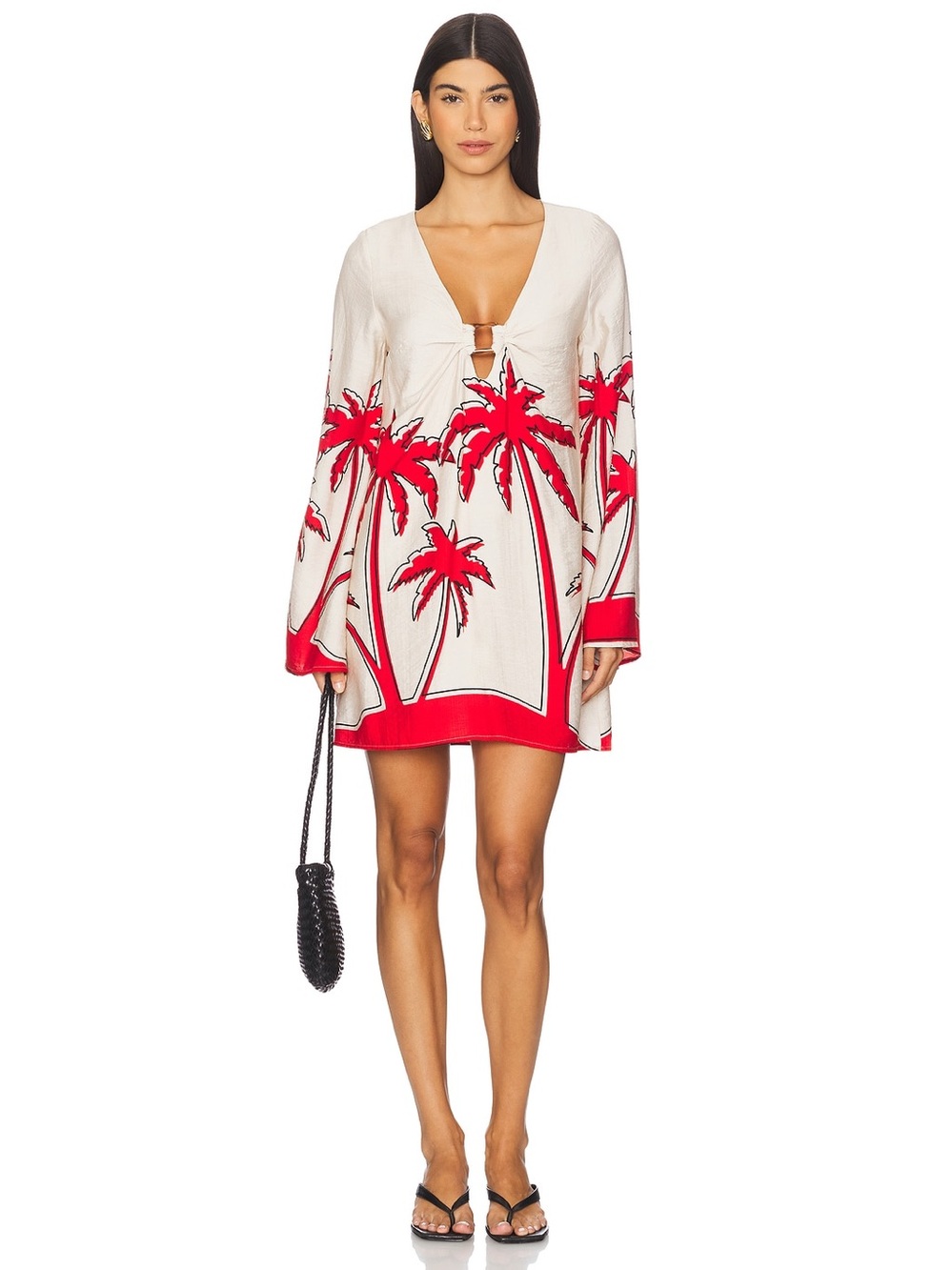 Seven Wonders x Revolve Florence Mini Dress in Red Palm